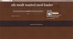 Desktop Screenshot of nfsmodscollection.blogspot.com