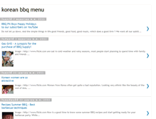 Tablet Screenshot of koreanbbqmenu.blogspot.com