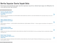 Tablet Screenshot of beritaduniabola.blogspot.com