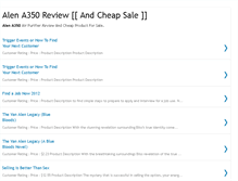Tablet Screenshot of a350-review.blogspot.com