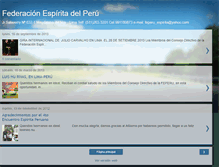 Tablet Screenshot of peruespirita.blogspot.com