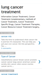 Mobile Screenshot of lung-cancertreatment.blogspot.com