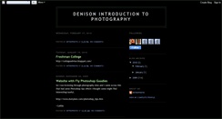 Desktop Screenshot of denisonintrophoto.blogspot.com