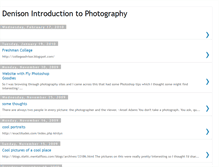 Tablet Screenshot of denisonintrophoto.blogspot.com
