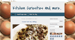 Desktop Screenshot of kitchencuriosities.blogspot.com