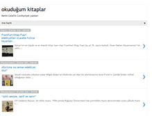 Tablet Screenshot of okudugumkitaplar.blogspot.com