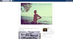 Desktop Screenshot of everythinginslowmotion.blogspot.com