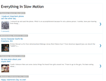 Tablet Screenshot of everythinginslowmotion.blogspot.com