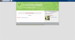 Desktop Screenshot of ichlasul71.blogspot.com