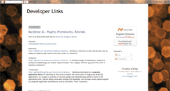 Desktop Screenshot of developerlinks.blogspot.com