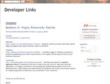 Tablet Screenshot of developerlinks.blogspot.com