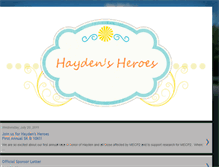 Tablet Screenshot of haydensheroes.blogspot.com