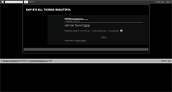 Desktop Screenshot of kaybeeunique.blogspot.com