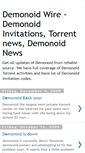 Mobile Screenshot of demonoidwire.blogspot.com