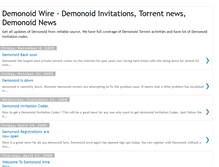 Tablet Screenshot of demonoidwire.blogspot.com