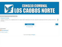 Tablet Screenshot of loscaobosnorte.blogspot.com