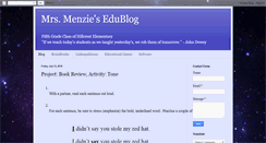 Desktop Screenshot of mrsmenzie.blogspot.com