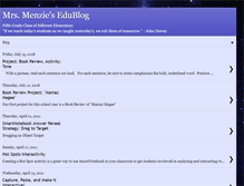 Tablet Screenshot of mrsmenzie.blogspot.com