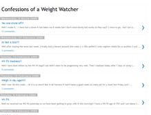 Tablet Screenshot of confessionsofaweightwatcher.blogspot.com