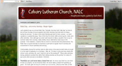 Desktop Screenshot of calvarylc.blogspot.com