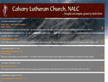 Tablet Screenshot of calvarylc.blogspot.com
