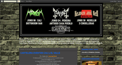 Desktop Screenshot of cavernetrock.blogspot.com