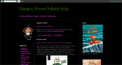 Desktop Screenshot of mathildedomecq.blogspot.com