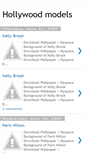 Mobile Screenshot of hollywood-models.blogspot.com