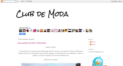 Desktop Screenshot of clubdemoda.blogspot.com