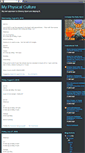 Mobile Screenshot of myphysicalculture.blogspot.com