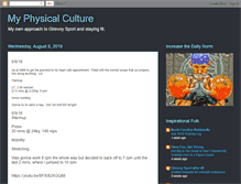 Tablet Screenshot of myphysicalculture.blogspot.com