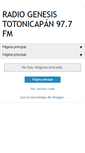 Mobile Screenshot of genesisradiototo.blogspot.com