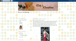 Desktop Screenshot of katzskreations.blogspot.com