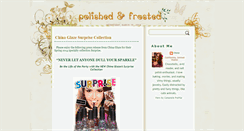 Desktop Screenshot of polishedandfrosted.blogspot.com