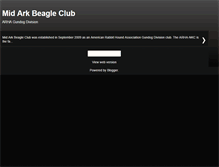 Tablet Screenshot of midarkbeagleclub.blogspot.com