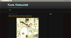 Desktop Screenshot of kapilkuriakose.blogspot.com
