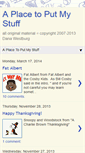 Mobile Screenshot of aplacetoputmystuff.blogspot.com