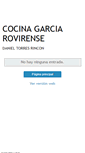 Mobile Screenshot of cocinagarciarovira.blogspot.com