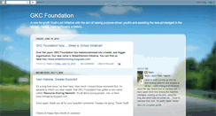 Desktop Screenshot of gkcfoundation.blogspot.com