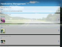 Tablet Screenshot of harekrishnamanagement.blogspot.com