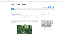 Desktop Screenshot of meliasfamily.blogspot.com