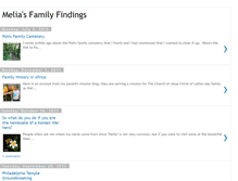 Tablet Screenshot of meliasfamily.blogspot.com