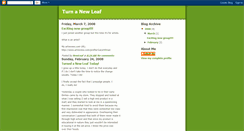 Desktop Screenshot of newleafcoachingonline.blogspot.com