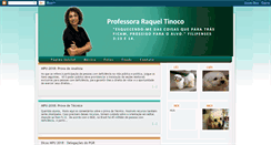 Desktop Screenshot of professoraraqueltinoco.blogspot.com