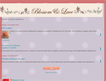 Tablet Screenshot of blossomandlace.blogspot.com