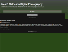 Tablet Screenshot of jackmatheson.blogspot.com