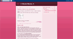 Desktop Screenshot of mundomenina.blogspot.com