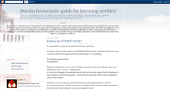 Desktop Screenshot of dumboinvesting.blogspot.com
