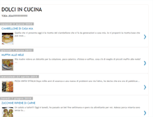 Tablet Screenshot of dolciincucina.blogspot.com