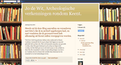 Desktop Screenshot of jojodewitarcheoloog.blogspot.com